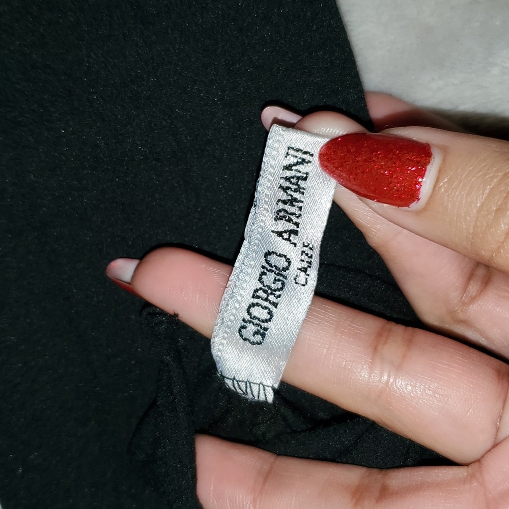 NWT Vintage Giorgio Armani Calze Control Top Black Pantyhose Set (2pc) - Picture 5 of 6